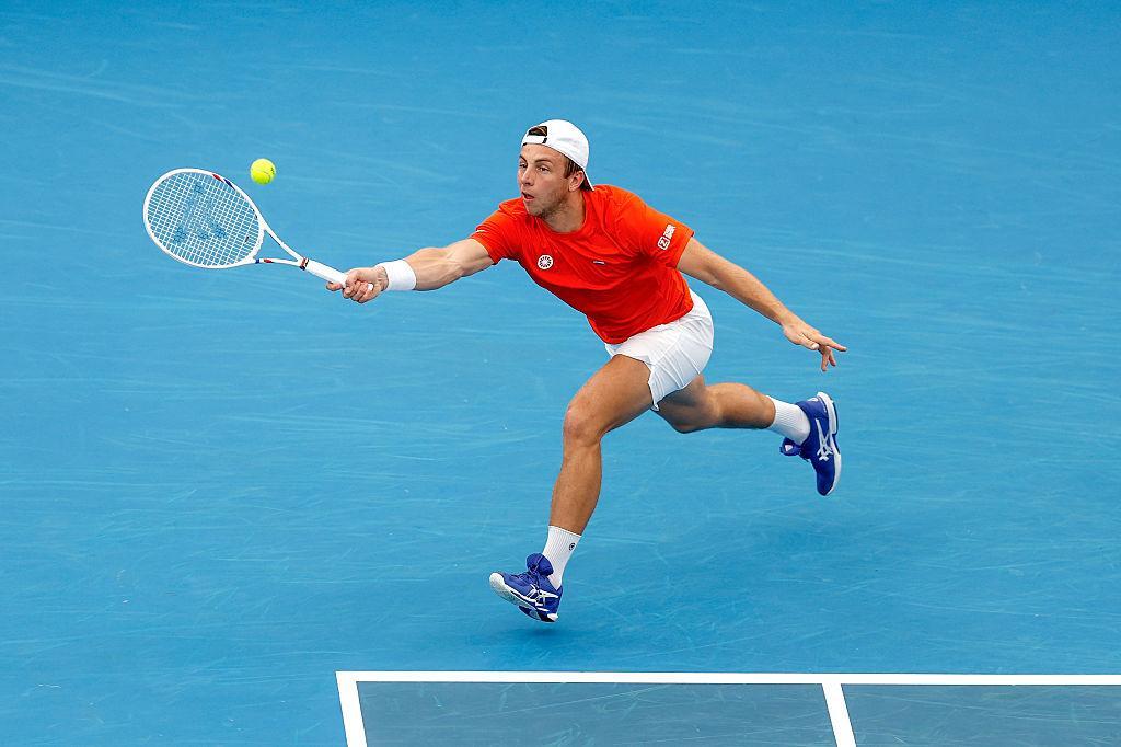 Tallon Griekspoor during 2026 semifinal match on Centre Court